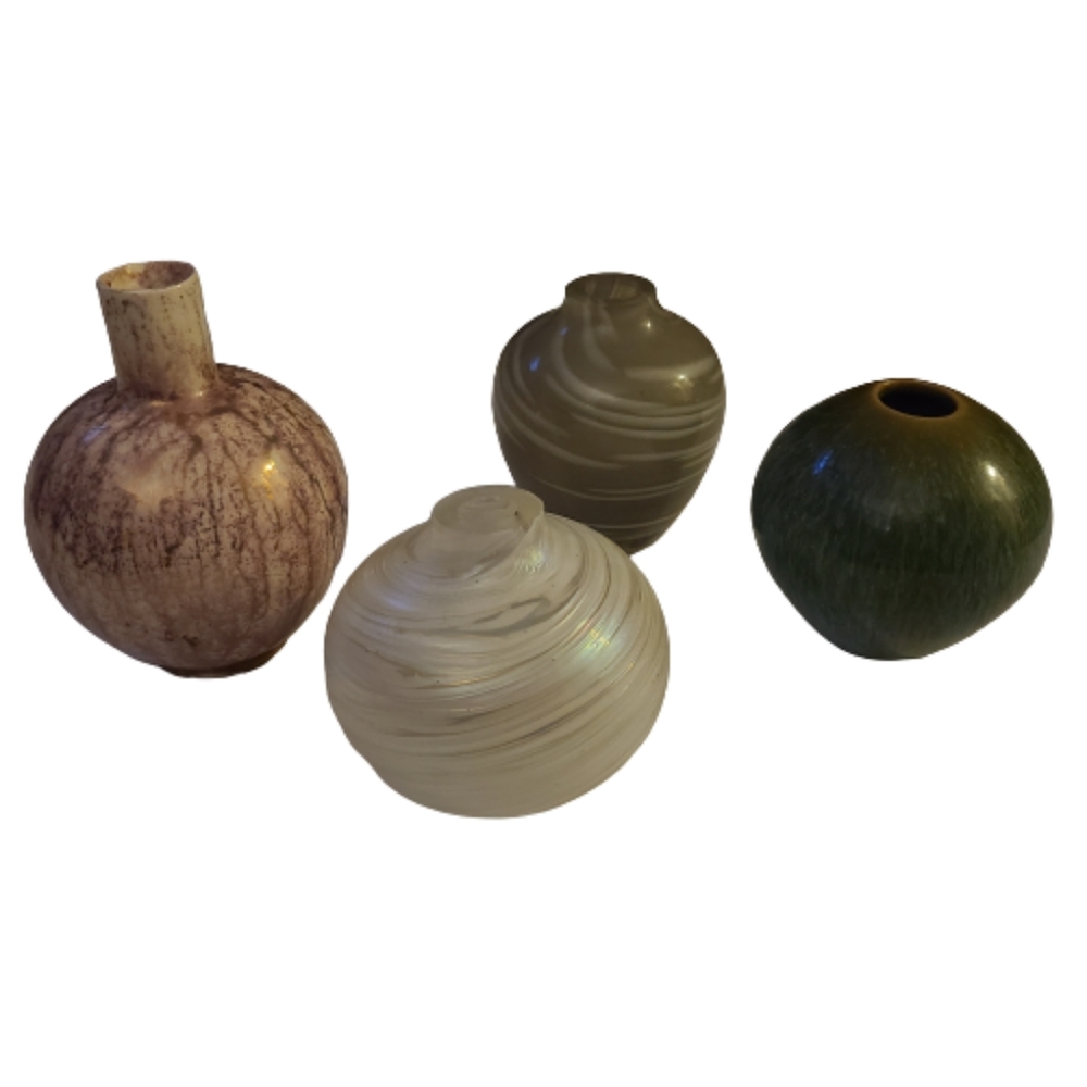 Set of 4 Mini Vases for Decorating